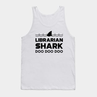 Librarian Shark doo doo doo Tank Top